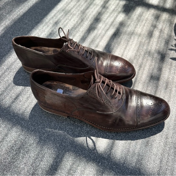 Paul Smith Men’s Brogue Dress Shoe. Brown Leather Sized 10US/9UK - Picture 6 of 8